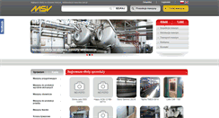 Desktop Screenshot of msv.com.pl