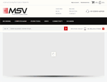 Tablet Screenshot of msv.nl